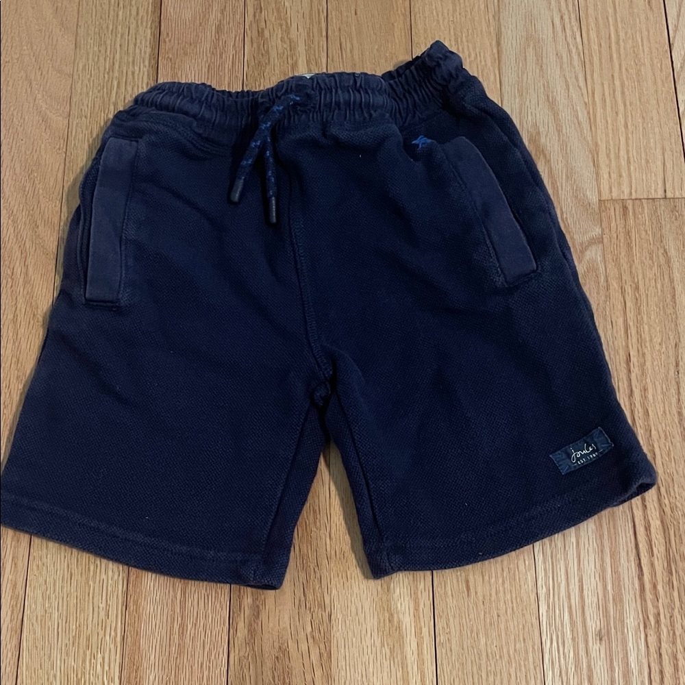Joules Navy Elastic-Waist Pull-On Shorts